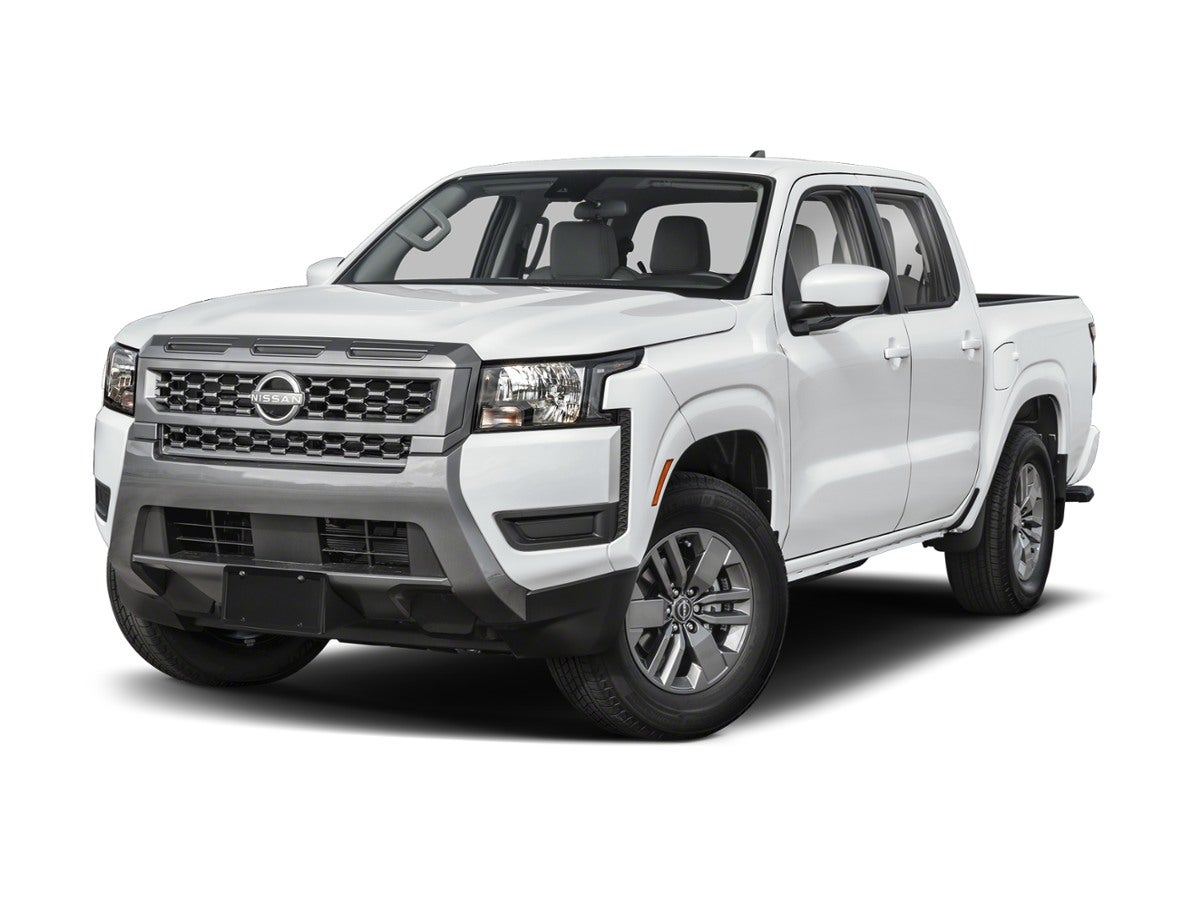 2026 Nissan Frontier PRO-4X in Red Alert — front three-quarter view