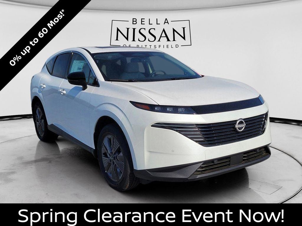 2026 Nissan Murano SL in Everest White Pearl Tricoat — front three-quarter view