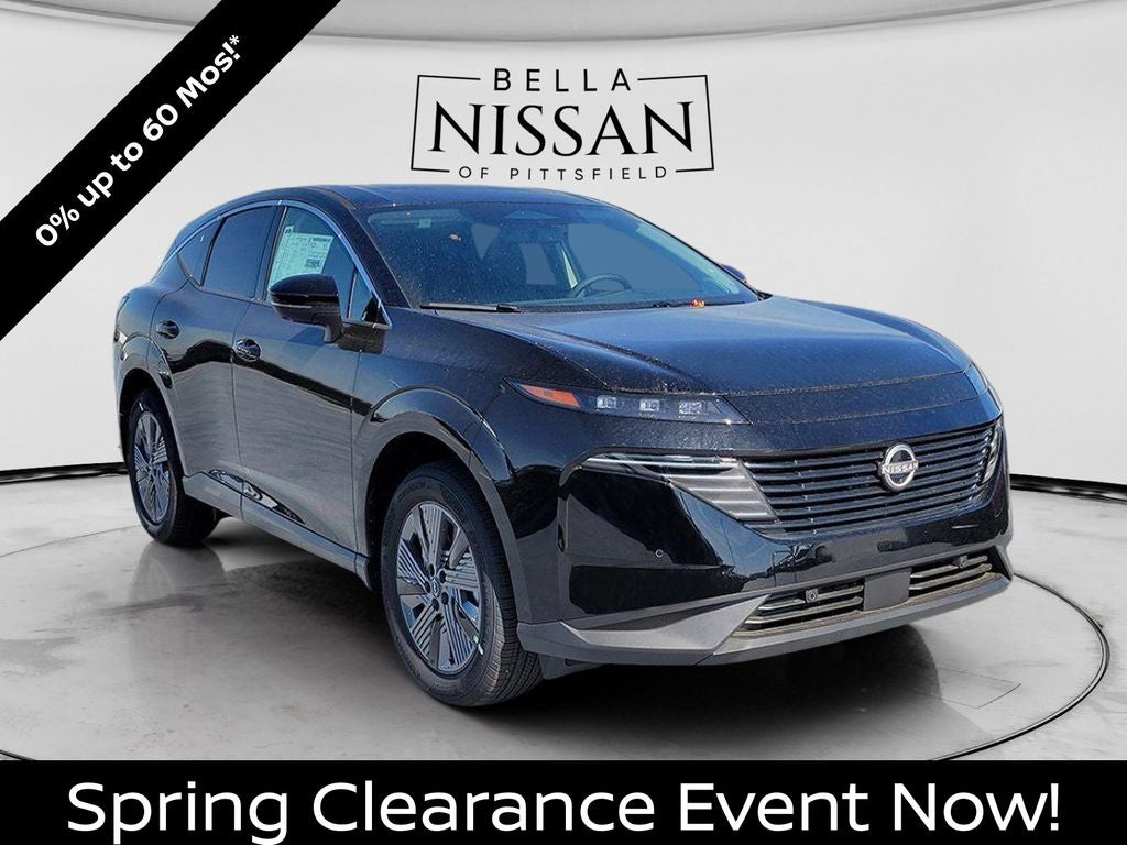 2026 Nissan Murano SL in Super Black — front three-quarter view